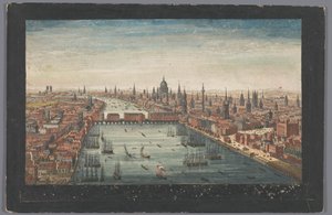 Veduta della città di Londra da Robert Sayer