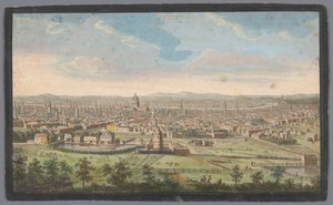 Veduta della città di Londra vista dal lato nord