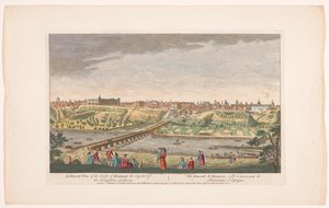 Veduta generale della città di Madrid da Robert Sayer