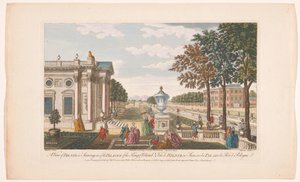 Veduta del Schloss Pillnitz da Robert Sayer