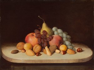 Natura morta con frutta e noci