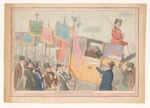 Caricatura sulla politica interna inglese da Robert Seymour (possibly)