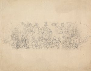Schizzo allegorico della vittoria da Robert Smirke