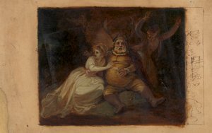 Falstaff alla quercia di Herne da Robert Smirke