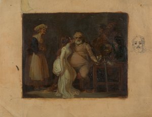 Falstaff nella Testa di Cinghiale da Robert Smirke