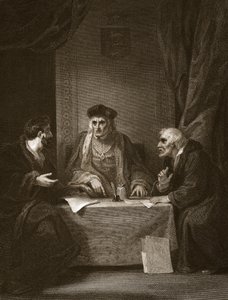 Enrico VII con Empson e Dudley, inciso da Worthington, illustrazione da 