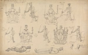 Studi di Figure e Sigilli dalla Storia Generale di Sandford