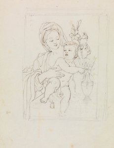 Studio di una Donna e Bambino da Robert Smirke