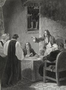I vescovi davanti al Consiglio Privato, inciso da George Noble, illustrazione da 