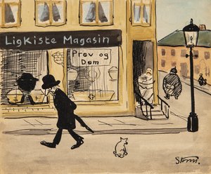 Magazzino di bare da Robert Storm Petersen