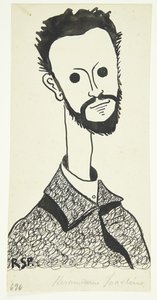 Ritratto del pittore e ceramista Chr. Joachim (1870-1943)