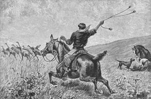Lancio delle bolas, c1885, 1890 da Robert Taylor Pritchett