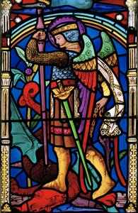 Il Giudizio Universale (dettaglio, San Michele) da Robert Turnill Bayne