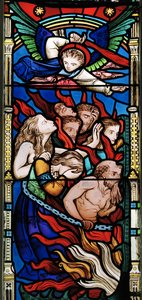 Il Giudizio Universale (dettaglio, I Dannati) da Robert Turnill Bayne
