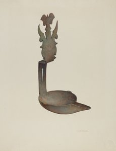 Lampada a grasso da Robert W.R. Taylor