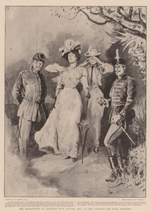 Il bombardamento di Ladysmith da Bulwana Hill, visto attraverso il telescopio navale da Robert Walker Macbeth