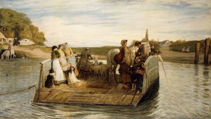 Il traghetto, 1881 da Robert Walker Macbeth