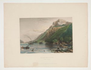Montagna Nera (Lago George), illustrazione per Nathaniel Parker Willis da Robert Wallis