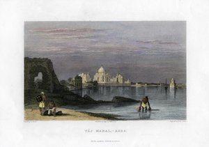 Taj Mahal, Agra, India, XIX secolo da Robert Wallis