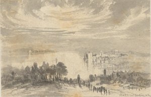 Paesaggio - Città su una baia da Robert Walter Weir