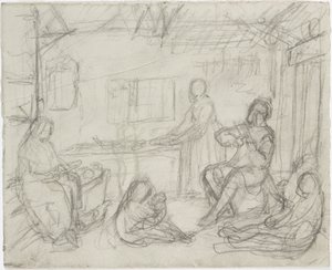 Persone in casa da Robert Wilhelm Ekman
