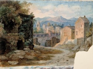 Città di montagna italiana da Robert Wilhelm Ekman