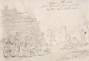 Scena nel cortile di una fattoria da Robert Wilhelm Ekman
