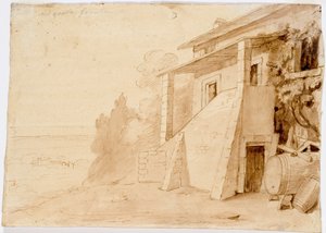 Paesaggio, Grottaferrata da Robert Wilhelm Ekman