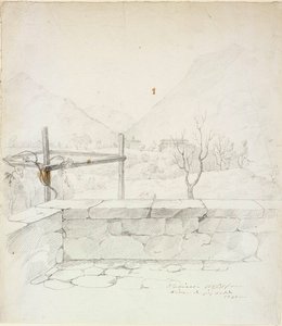 Vista della villa in cui visse l