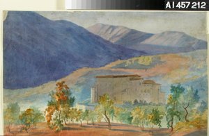 Subiaco, Rocca Abbaziale da Robert Wilhelm Ekman