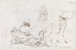 Väinämöinen e la fanciulla di Pohjola da Robert Wilhelm Ekman