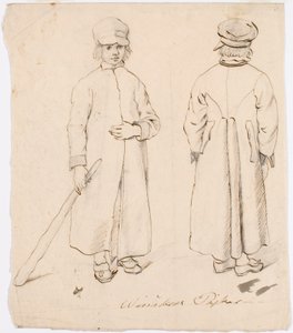 Ragazzo Winaker in costume popolare da Robert Wilhelm Ekman
