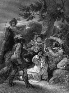 Il Duca di Monmouth catturato dopo la battaglia di Sedgemoor