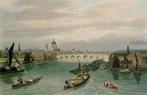 Veduta del Ponte di Blackfriars e di St. Paul