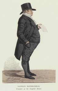 Nathan Rothschild, fondatore della Casa Inglese da Robert the younger Dighton
