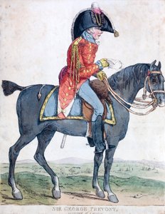 Sir George Prevost, soldato britannico e amministratore coloniale, Governatore Generale del Canada da Robert the younger Dighton