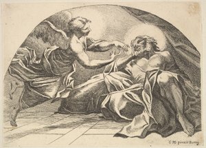 Angelo che appare a Pietro in prigione, 1680-1743 da Robert van Audenaerde