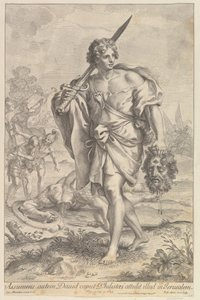 Davide con la testa di Golia, 1680-1743