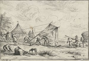 Montaggio di una tenda da Robert van den Hoecke