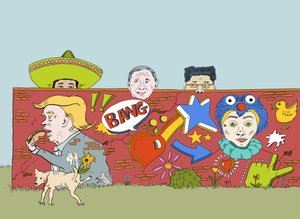 Il muro costruito da Donald da Roberta Murray