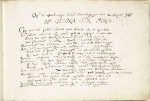 Ode a Gesina ter Borch (parte uno)