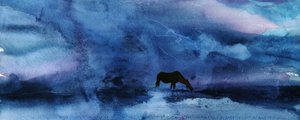 Crepuscolo del Cavallo Blu da RodMacIver