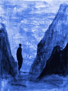 Figura solitaria nelle Blue Mountains da RodMacIver