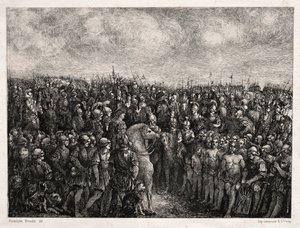 Cesare e i suoi prigionieri, 1878 da Rodolphe Bresdin