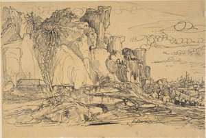 Paesaggio caucasico da Rodolphe Bresdin