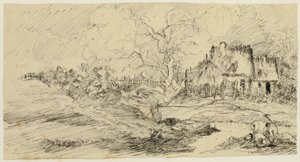 Paesaggio di campagna da Rodolphe Bresdin