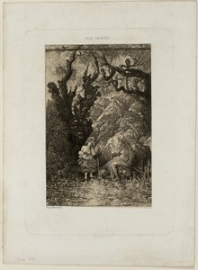 La morte e la giovane madre, da Revue Fantaisiste da Rodolphe Bresdin