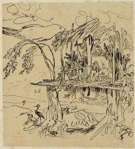 Villaggio etrusco da Rodolphe Bresdin