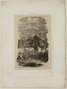 Cottage agricolo, da Revue Fantaisiste da Rodolphe Bresdin