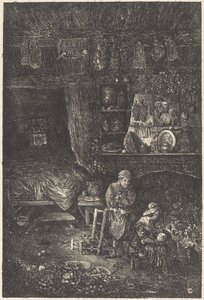 Interno Fiammingo da Rodolphe Bresdin